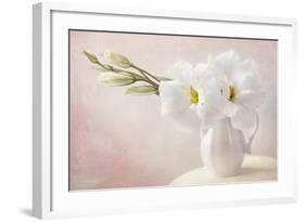 White Flowers in a Vase-egal-Framed Photographic Print