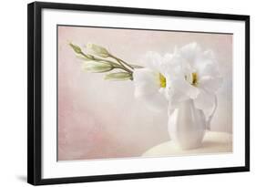 White Flowers in a Vase-egal-Framed Photographic Print