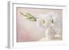 White Flowers in a Vase-egal-Framed Photographic Print