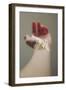 White Flowers on Arm-Carolina Hernandez-Framed Photographic Print