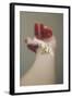 White Flowers on Arm-Carolina Hernandez-Framed Photographic Print