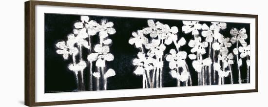 White Flowers on Black I-Norman Wyatt Jr.-Framed Premium Giclee Print