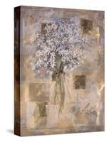 White Flowers-Marta Gottfried-Stretched Canvas