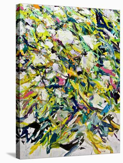 White Flowers-Allan Friedlander-Stretched Canvas