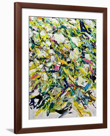 White Flowers-Allan Friedlander-Framed Art Print