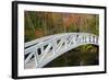 White Footbridge, Autumn, Somesville, Mount Desert Island, Maine, Usa-Michel Hersen-Framed Photographic Print