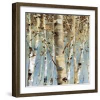 White Forest III-Lisa Audit-Framed Art Print