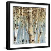 White Forest III-Lisa Audit-Framed Art Print