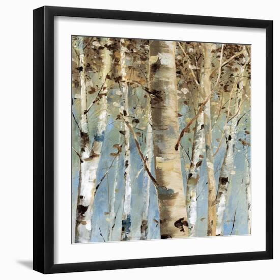 White Forest III-Lisa Audit-Framed Art Print