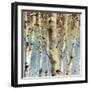 White Forest III-Lisa Audit-Framed Art Print