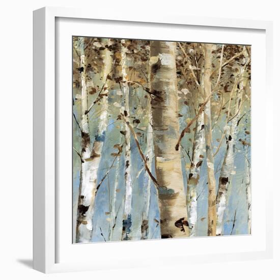 White Forest III-Lisa Audit-Framed Art Print