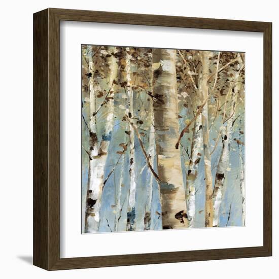 White Forest III-Lisa Audit-Framed Art Print