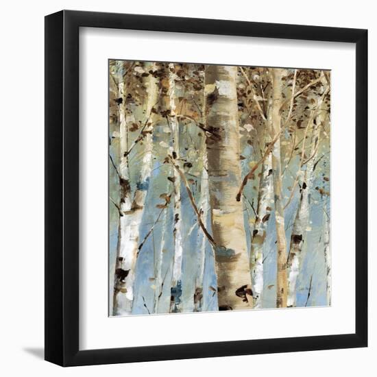 White Forest III-Lisa Audit-Framed Art Print