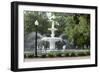 White Fountain in Forsyth Park, Savannah, Georgia, USA-Bill Bachmann-Framed Photographic Print