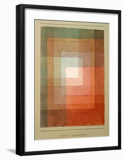 White Framed Polyphonically-Paul Klee-Framed Giclee Print
