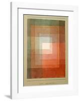 White Framed Polyphonically-Paul Klee-Framed Giclee Print