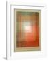 White Framed Polyphonically-Paul Klee-Framed Giclee Print