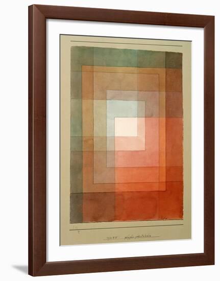 White Framed Polyphonically-Paul Klee-Framed Giclee Print