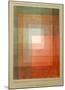 White Framed Polyphonically-Paul Klee-Mounted Giclee Print