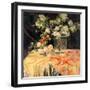 White Freesia-Stevens Allayn-Framed Art Print