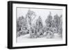 White Frost and Snow Covered Trees-null-Framed Photographic Print