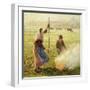 White Frost, Woman Breaking Wood, 1890-Camille Pissarro-Framed Giclee Print