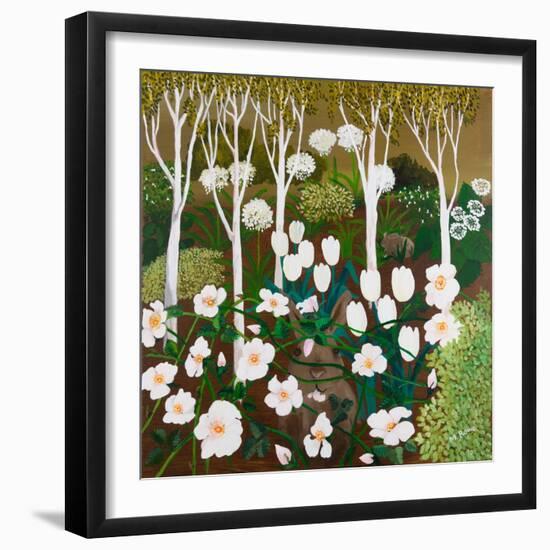 White Garden, 2013-Maggie Rowe-Framed Giclee Print