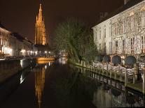 Looking South West Along Dijver, Towards the Church of Our Lady, Bruges, Belgium-White Gary-Photographic Print