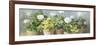 White Geraniums v2-Danhui Nai-Framed Premium Giclee Print