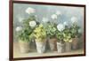 White Geraniums-Danhui Nai-Framed Art Print