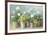 White Geraniums-Danhui Nai-Framed Premium Giclee Print