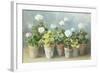 White Geraniums-Danhui Nai-Framed Art Print