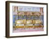 White Gilt and Painted Settee, Pergolesi Influence 1911-1912-Edwin Foley-Framed Premium Giclee Print