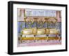 White Gilt and Painted Settee, Pergolesi Influence 1911-1912-Edwin Foley-Framed Premium Giclee Print