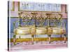 White Gilt and Painted Settee, Pergolesi Influence 1911-1912-Edwin Foley-Stretched Canvas