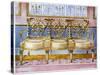 White Gilt and Painted Settee, Pergolesi Influence 1911-1912-Edwin Foley-Stretched Canvas