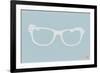 White Glasses-NaxArt-Framed Premium Giclee Print