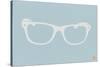 White Glasses-NaxArt-Stretched Canvas