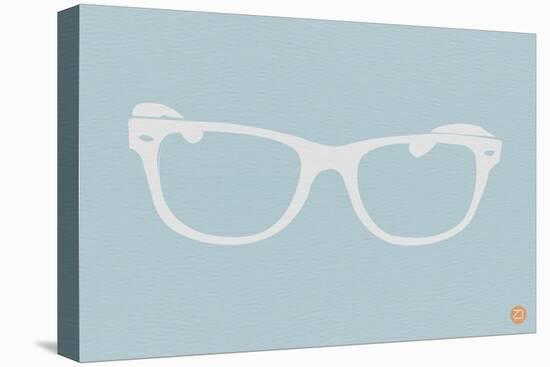 White Glasses-NaxArt-Stretched Canvas