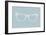 White Glasses-NaxArt-Framed Art Print