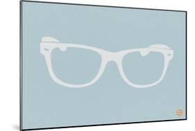 White Glasses-NaxArt-Mounted Art Print