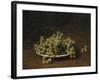 White Grapes on a Plate-Ignace Henri Jean Fantin-Latour-Framed Giclee Print