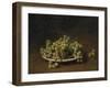 White Grapes on a Plate-Ignace Henri Jean Fantin-Latour-Framed Giclee Print