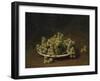 White Grapes on a Plate-Henri Fantin-Latour-Framed Giclee Print