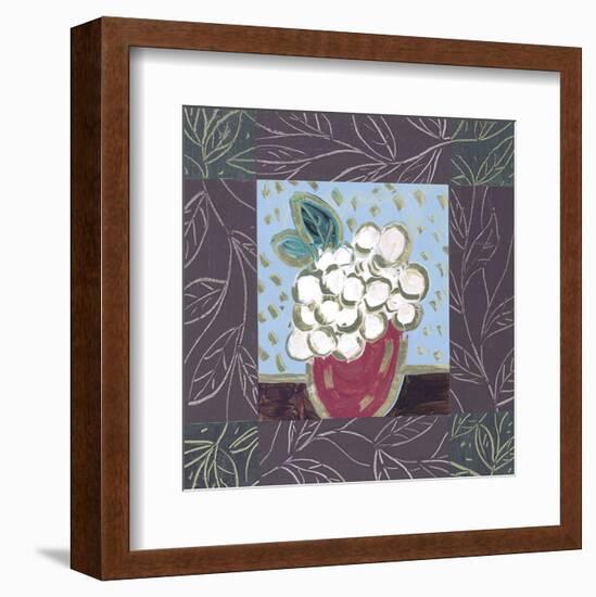 White Grapes-James Hussey-Framed Art Print