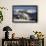 White Gray Wolf next to Antlers-DLILLC-Framed Photographic Print displayed on a wall