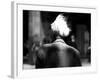 White Hair in the Wind-Sharon Wish-Framed Photographic Print
