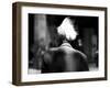 White Hair in the Wind-Sharon Wish-Framed Photographic Print