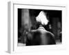 White Hair in the Wind-Sharon Wish-Framed Photographic Print