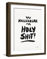 White Hallelujah Holy Shit-Cat Coquillette-Framed Premium Giclee Print